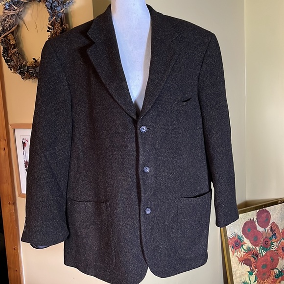 TODAY'S MAN Size 46R Stern Sportcoat 100% Camelhair 3-Btn Blazer Marbled Brown